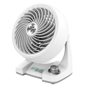vornado 133dc energy smart compact air circulator fan with variable speed control, white, cr1-0349-73