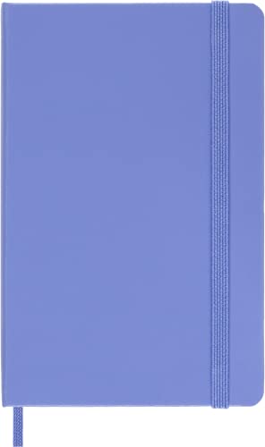 Moleskine Classic Notebook, Hard Cover, Pocket (3.5" x 5.5") Plain/Blank, Hydrangea Blue, 192 Pages