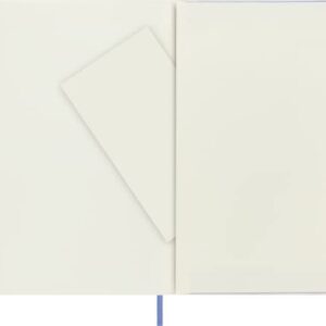 Moleskine Classic Notebook, Soft Cover, Large (5" x 8.25") Ruled/Lined, Hydrangea Blue, 192 Pages