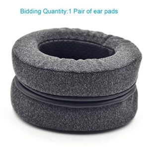 defean Upgrade Ear Pads Replacement Gray Flannel Memory Foam Compatible with Audio-Technica M40X M50 M50X MSR7 / Fostex T50RP / MDR 7506 / Hyperx Cloud Alpha hyperx Cloud Headset