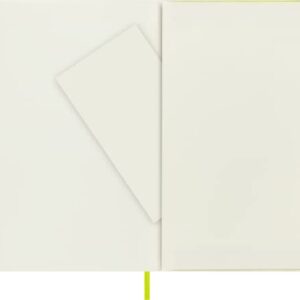 Moleskine Classic Notebook, Soft Cover, Large (5" x 8.25") Ruled/Lined, Lemon Green, 192 Pages