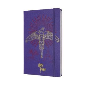 Moleskine Limited Edition Harry Potter Notebook, Hard Cover, Large (5" x 8.25") Ruled/Lined, Brilliant Violet (Book 5) 240 Pages