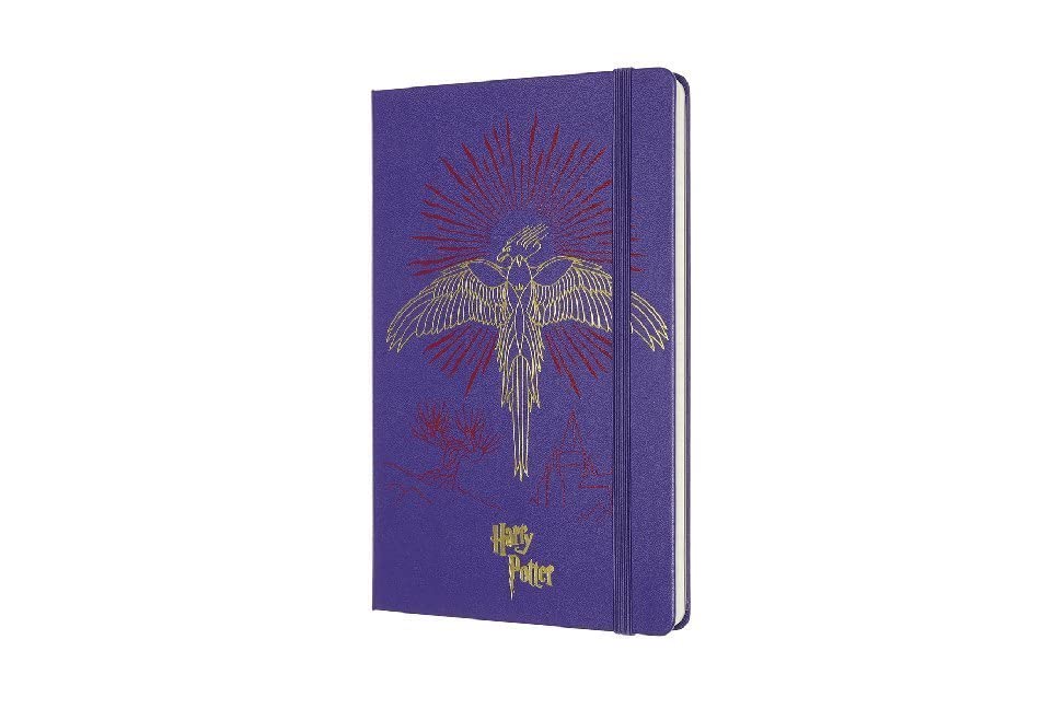 Moleskine Limited Edition Harry Potter Notebook, Hard Cover, Large (5" x 8.25") Ruled/Lined, Brilliant Violet (Book 5) 240 Pages