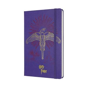 Moleskine Limited Edition Harry Potter Notebook, Hard Cover, Large (5" x 8.25") Ruled/Lined, Brilliant Violet (Book 5) 240 Pages