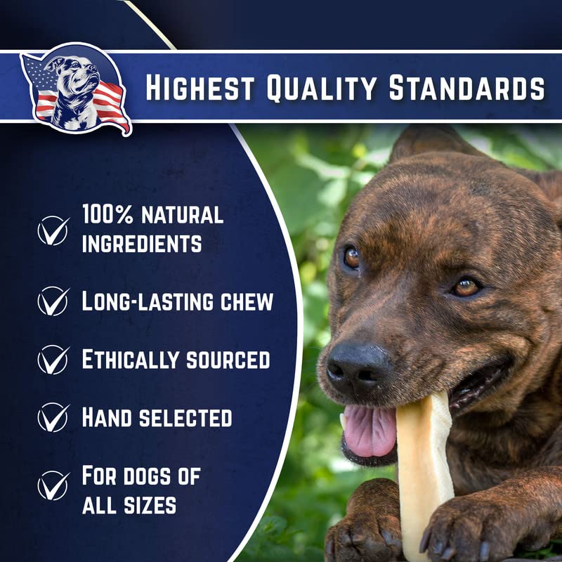 Devil Dog Pet Co Yak Cheese Himalayan Dog Chew - Premium Yak Chew - Heavy Duty All Natural Dog Treat for Teething Puppy and Aggressive Chewers - USA Veteran Owned Business (Large - 1 Pack)