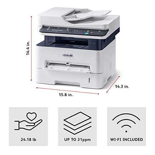 Xerox B205NI Monochrome Multifunction Printer, White