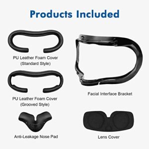 AMVR VR Facial Interface & Foam Cover Pad Replacement Comfort Set for Oculus Rift (Only Work for Rift CV1)