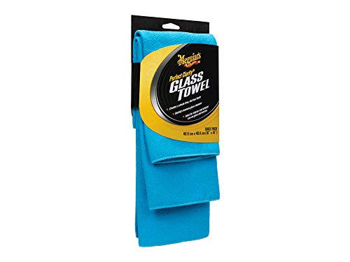 Meguiar's X190300 Perfect Clarity Glass Towels, Streak Free and Lint Free Finish - 3 Pack