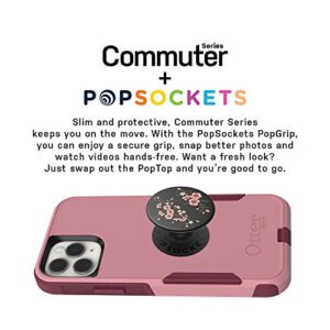 OtterBox Bundle Commuter Series Case for iPhone 11 Pro - (Cupids Way) + PopSockets PopGrip - (Blossom Flair) Pink