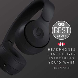 Beats Solo Pro Wireless Noise Cancelling On-Ear Headphones - Apple H1 Headphone Chip, Class 1 Bluetooth, 22 Hours of Listening Time, Built-in Microphone - Black