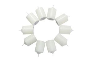 enlightened ambience gardenia scented candles (10 votives, white)