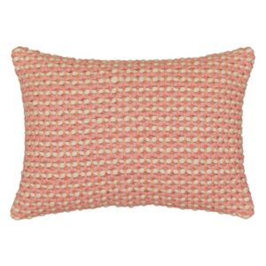 Waverly Throw Pillow - Brompton Decorative Pillow for Sofa Couch Bedroom Living Room, 14" x 20", Rosebud