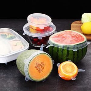 reusable silicon stretch food lid, storage lid, expandable, durable