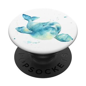 beluga whale popsockets popgrip: swappable grip for phones & tablets