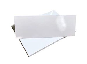 dry erase name tent table cards 8.5" x 3" (30 pack) reusable name cards, classroom name tags, wedding guest name tents