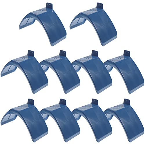 POPETPOP Pigeon Rest Stand-10pcs Plastic Pigeon Perch Dove Rest Stand Frame Grill Dwelling Pigeon Perches Roost for Bird Supplies (Blue)