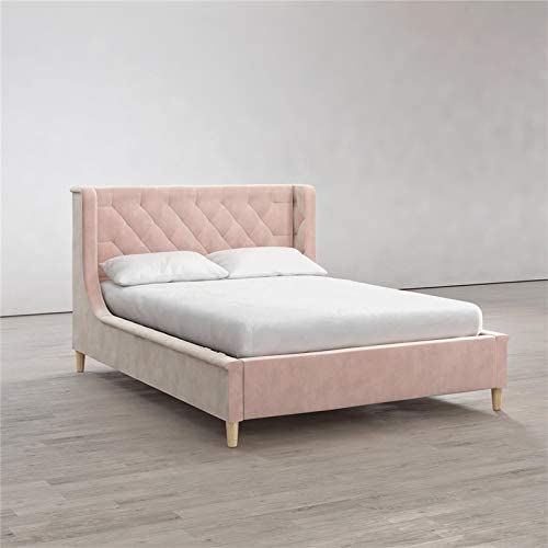 Little Seeds Monarch Hill Ambrosia Pink Full Size Upholstered Bed,