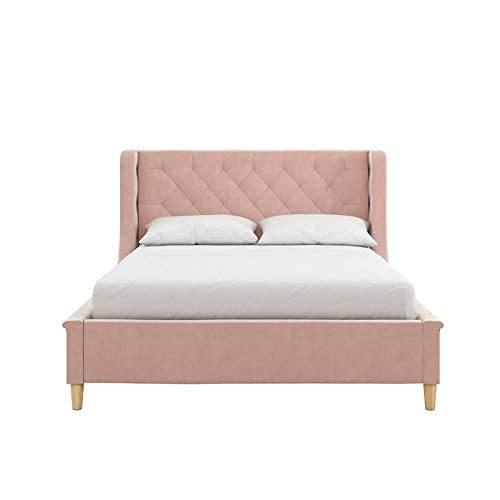 Little Seeds Monarch Hill Ambrosia Pink Full Size Upholstered Bed,