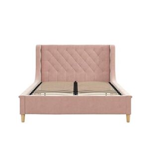 Little Seeds Monarch Hill Ambrosia Pink Full Size Upholstered Bed,