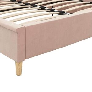 Little Seeds Monarch Hill Ambrosia Pink Full Size Upholstered Bed,