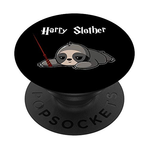 Hairy Sloth Cute Potter Slother for Sloth Lovers PopSockets PopGrip: Swappable Grip for Phones & Tablets