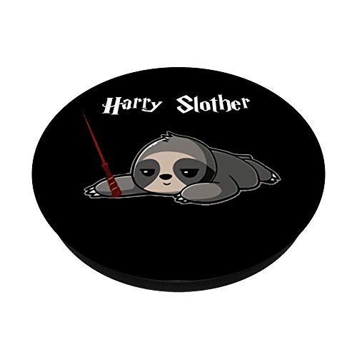 Hairy Sloth Cute Potter Slother for Sloth Lovers PopSockets PopGrip: Swappable Grip for Phones & Tablets