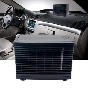 MASO 12V Mini Air Conditioner Home Car Cooler Cooling Water Evaporative Fan whith Evaporative Portable