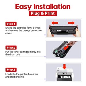 ONLYU Compatible Toner Cartridge Replacement for Canon 137 Black Toner Cartridge ImageClass D570 MF236n LBP151dw MF232w MF242dw MF244dw MF247dw MF249dw MF216n MF227dw MF212w Printer (Black, 2-Pack)