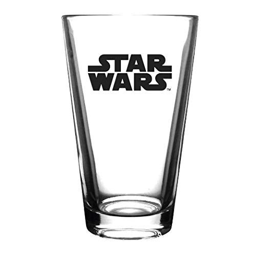 Star Wars Classic Pint Glass Set - 16 oz. Glass Capacity - Set of 4 Glasses - Classic Shape