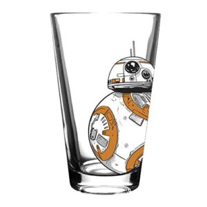 Star Wars Classic Pint Glass Set - 16 oz. Glass Capacity - Set of 4 Glasses - Classic Shape