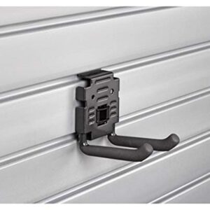 HandIWall Sports Accessory Kit with Locking Bracket Hooks for Slatwall Panel Organization