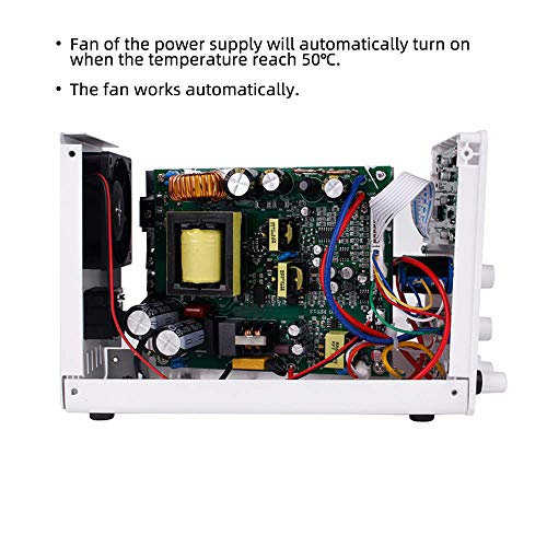 NICE-POWER DC Power Supply Adjustable Variable 3Digital LED Display Adjustable Regulated Switching Lab Bench Power Supply Digital (60V 5A)
