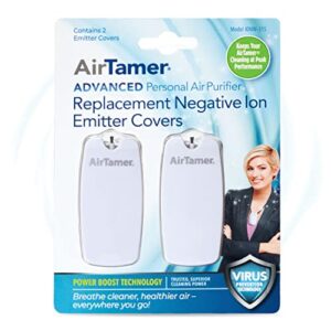 airtamer advanced personal air purifier replacement negative ion emitter covers - made for airtamer model a315 (white, 2-pack)