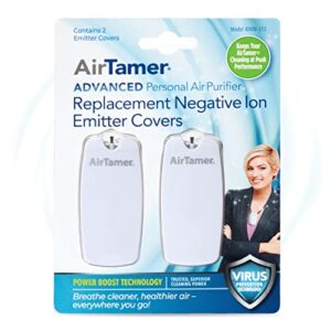 AirTamer Advanced Personal Air Purifier Replacement Negative Ion Emitter Covers - Made for AirTamer Model A315 (White, 2-pack)