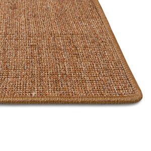 LSAIFATER Cat Scratching Mat, Natural Sisal Mat, Cat Scratch Furniture Protector, Horizontal Cat Floor Scratching Pad Rug, Protect Carpets and Sofas (11.8x14.9 inch, Brown)