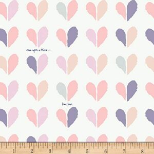 art gallery fabrics art gallery fusion happily ever after ethereal fabric, white