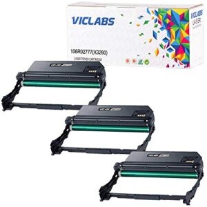 viclabs compatible phaser 3260 drum unit, replacement for 101r00474 drum works with workcentre 3215 toner, phaser 3260 toner, fits for workcentre 3215 3225dni -high yield 10,000 pages