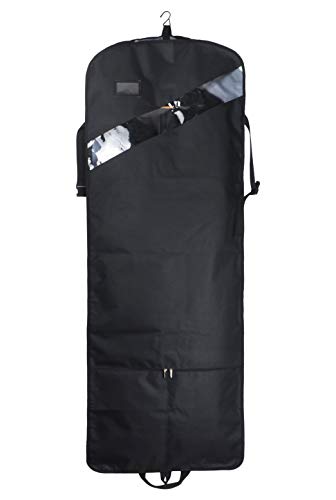 52'' Extra Long Dress Garment Bag, Premium & Breathable Tear-resistant Hanging Suit Cover for Travel and Storage