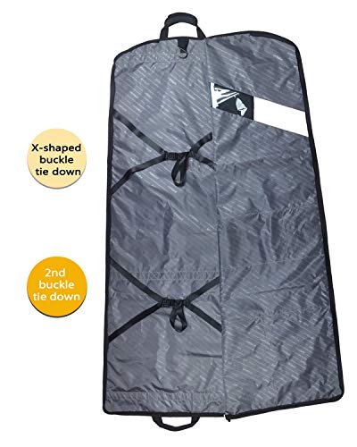 52'' Extra Long Dress Garment Bag, Premium & Breathable Tear-resistant Hanging Suit Cover for Travel and Storage