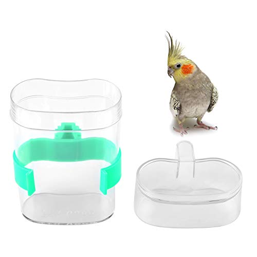 Sheens Automatic Bird Water Feeder Drinker Parrot Water Container Food Dispenser Birdcage Supplies for Budgie Cockatiel Conure Lovebirds Finch