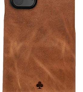 Porter Riley - Leather Case for iPhone 11 Pro (5.8"). Premium Genuine Leather Slimline Back Case (Tan)