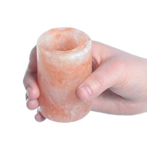 Milliard 6 Pack Premium Himalayan Salt Shot Glasses,Pink Tequila Shot Glasses, Make Drinking Tequila Simple and Easy