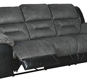 Signature Design by Ashley Contemporary Reclining Sofas, Gray