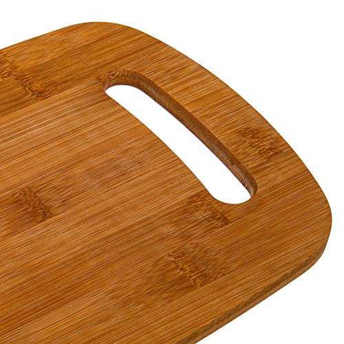 Luciano Housewares, Beige Classic Bamboo Cutting Board, 12.6 x 7.87 inches, 12.75 x 7.87