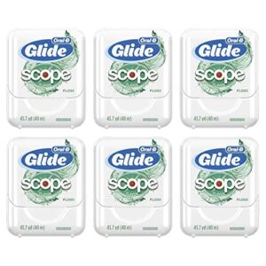 Glide Oral-B Dental Floss, Scope Flavor, 40m (Pack of 6)