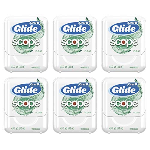 Glide Oral-B Dental Floss, Scope Flavor, 40m (Pack of 6)