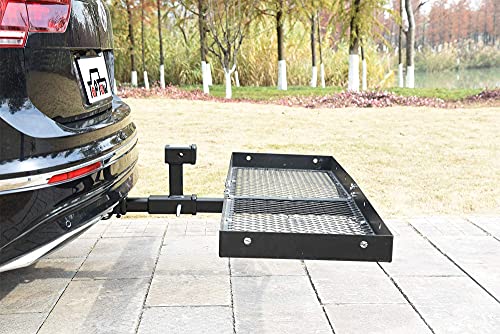 TOPTOW 64131 Dual Hitch Extension, 2 inch Towing Receivers, Extends Adjustable Length, 4,000lbs