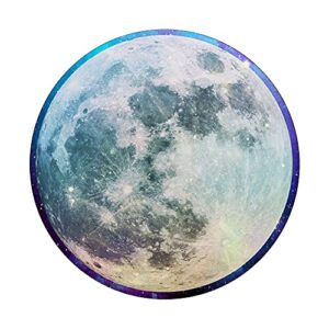 Moon Lunar Surface Full Space Galaxy Gray Green White PopSockets Swappable PopGrip