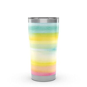 tervis yao cheng - summer crush triple walled insulated tumbler travel cup keeps drinks cold & hot, 20oz, stainless steel