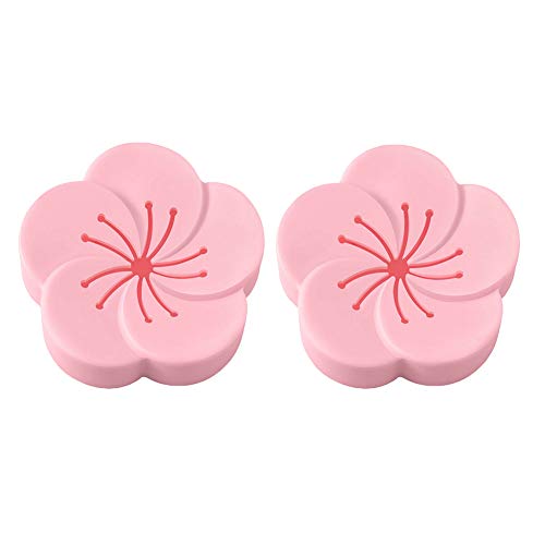 AKOAK 2 Pcs Flower Aromatherapy Box Wardrobe Deodorant Box, Home Bedroom Toilet Toilet Deodorant Aromatherapy Storage Box (Pink)